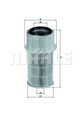 Воздушный фильтр KNECHT/MAHLE LX 682