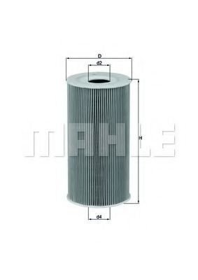 Масляный фильтр KNECHT/MAHLE OX 126D