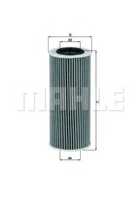 Масляный фильтр KNECHT/MAHLE OX 177/3D