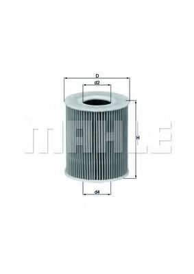 Масляный фильтр KNECHT/MAHLE OX 203D