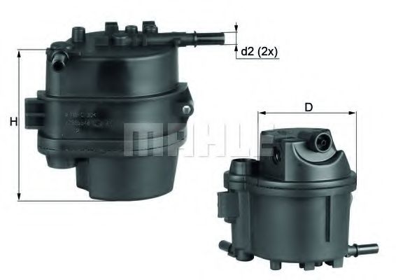 Топливный фильтр KNECHT/MAHLE KL 777D