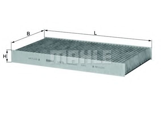 Фильтр салона KNECHT/MAHLE LAK 56