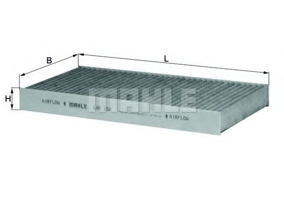 Фильтр салона KNECHT/MAHLE LAK 152