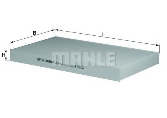 Фильтр салона KNECHT/MAHLE LA 46