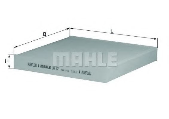 Фильтр салона KNECHT/MAHLE LA 82
