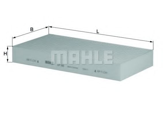 Фильтр салона KNECHT/MAHLE LA 180