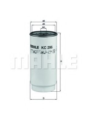Топливный фильтр KNECHT/MAHLE KC 296D
