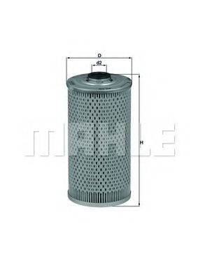 Масляный фильтр KNECHT/MAHLE OX 39D