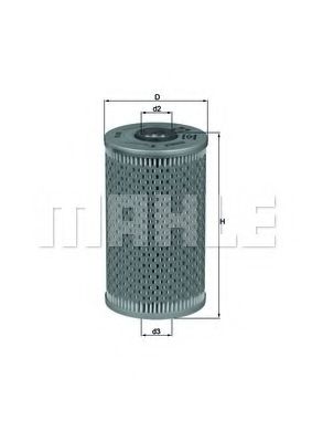 Масляный фильтр KNECHT/MAHLE OX 96D