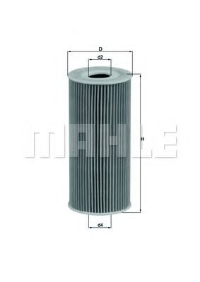 Масляный фильтр KNECHT/MAHLE OX 366D
