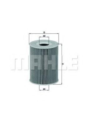 Масляный фильтр KNECHT/MAHLE OX 380D