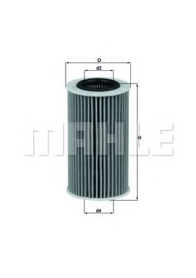 Масляный фильтр KNECHT/MAHLE OX 384D