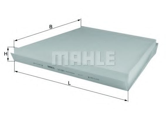 Фильтр салона KNECHT/MAHLE LA 156/1