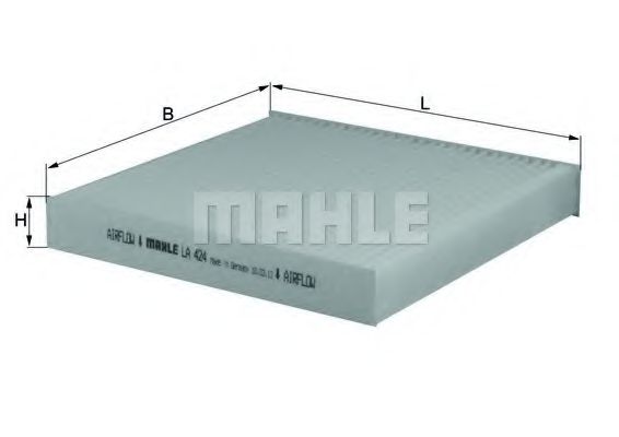Фильтр салона KNECHT/MAHLE LA 424
