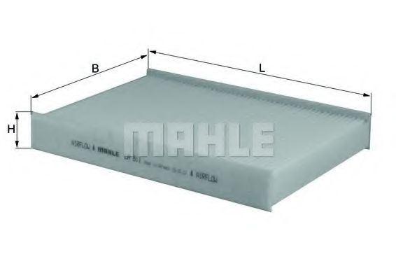 Фильтр салона KNECHT/MAHLE LA 811