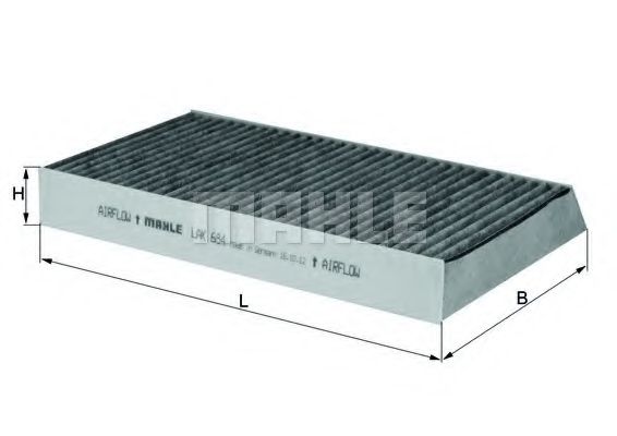 Фильтр салона KNECHT/MAHLE LAK 684