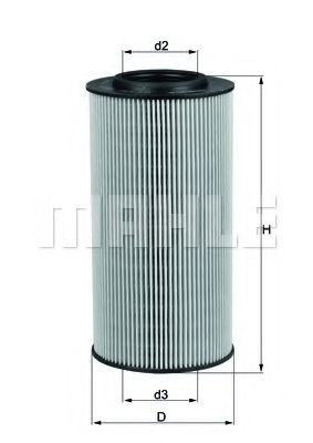 Масляный фильтр KNECHT/MAHLE OX 434D