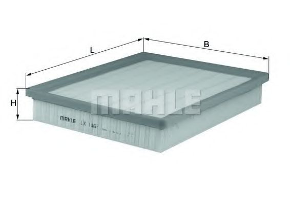 Воздушный фильтр KNECHT/MAHLE LX 1467