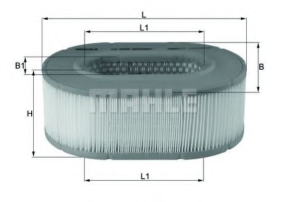 Воздушный фильтр KNECHT/MAHLE LX 2535
