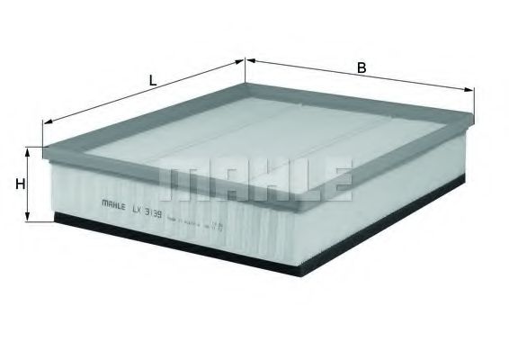 Воздушный фильтр KNECHT/MAHLE LX 3139