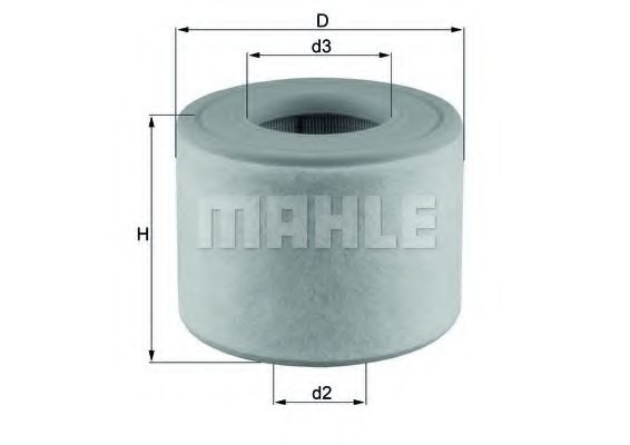 Воздушный фильтр KNECHT/MAHLE LX 2607/2