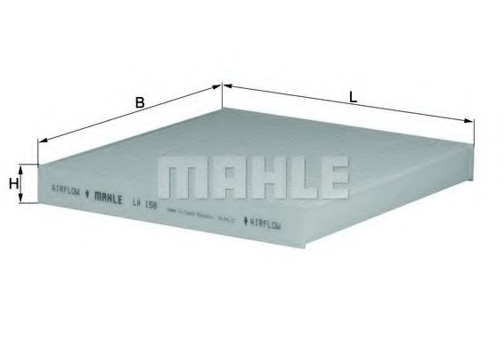 Фильтр салона KNECHT/MAHLE LA 158