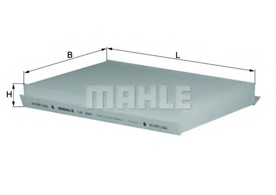 Фильтр салона KNECHT/MAHLE LA 344