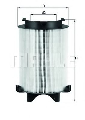 Воздушный фильтр KNECHT/MAHLE LX 1566