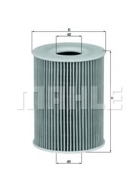 Масляный фильтр KNECHT/MAHLE OX 254D2