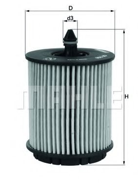 Масляный фильтр KNECHT/MAHLE OX 258D