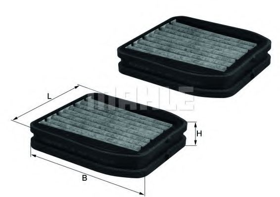 Фильтр салона KNECHT/MAHLE LKK 165/S