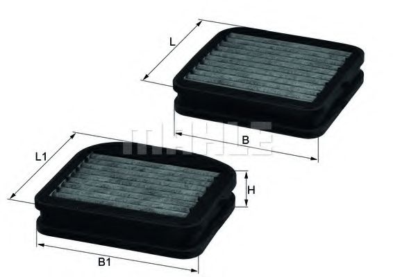 Фильтр салона KNECHT/MAHLE LKK 72/S