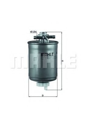 Топливный фильтр KNECHT/MAHLE KL 410D