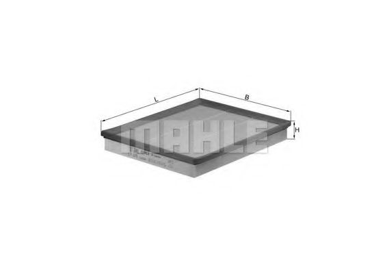 Воздушный фильтр KNECHT/MAHLE LX 876
