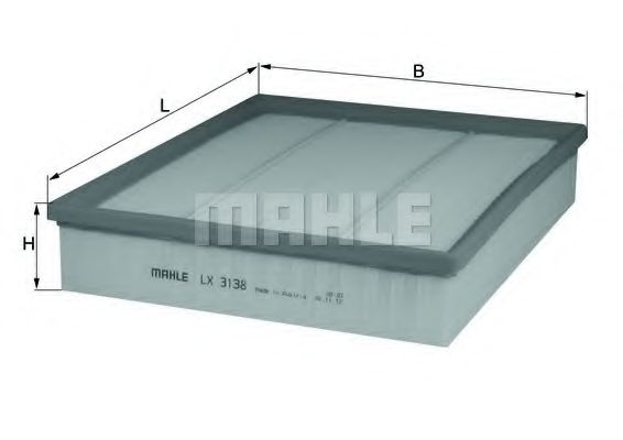 Воздушный фильтр KNECHT/MAHLE LX 3138