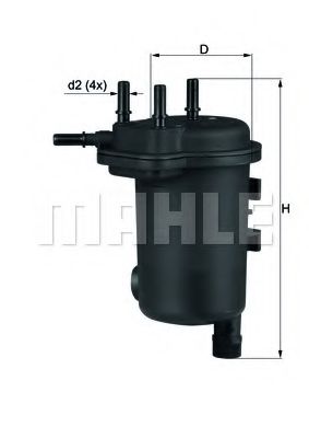 Топливный фильтр KNECHT/MAHLE KL 600D