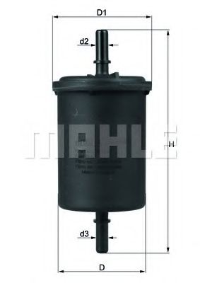 Топливный фильтр KNECHT/MAHLE KL 416/1