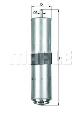 Топливный фильтр KNECHT/MAHLE KL 763D