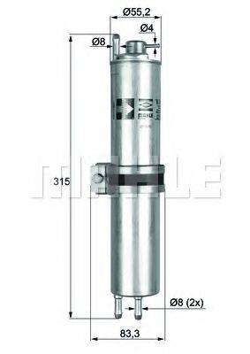 Топливный фильтр KNECHT/MAHLE KLH 12