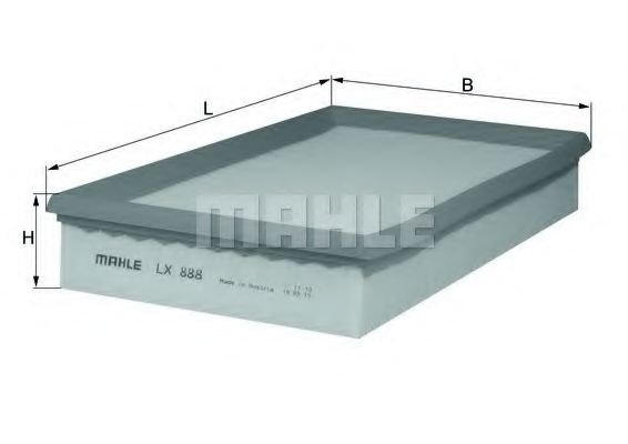 Воздушный фильтр KNECHT/MAHLE LX 888
