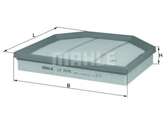 Воздушный фильтр KNECHT/MAHLE LX 2075