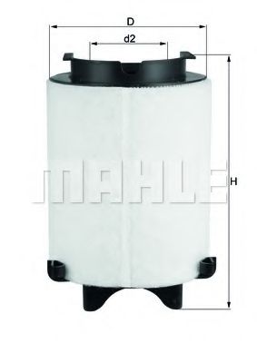 Воздушный фильтр KNECHT/MAHLE LX 1566/1