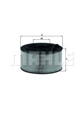 Воздушный фильтр KNECHT/MAHLE LX 759