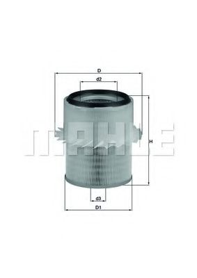 Воздушный фильтр KNECHT/MAHLE LX 673