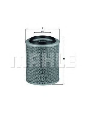 Воздушный фильтр KNECHT/MAHLE LX 498