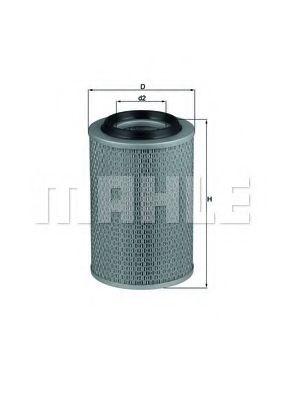 Воздушный фильтр KNECHT/MAHLE LX 46
