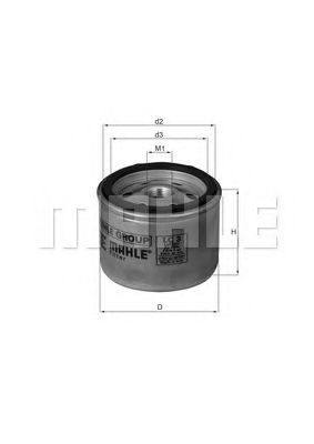 Воздушный фильтр KNECHT/MAHLE LC 3