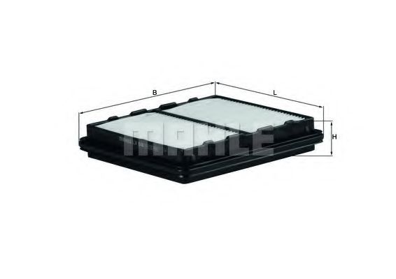 Воздушный фильтр KNECHT/MAHLE LX 848
