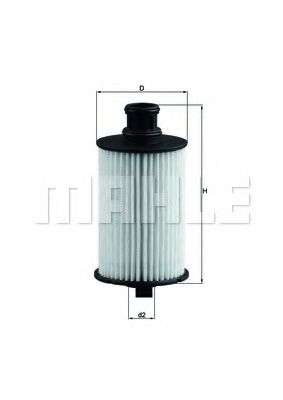Масляный фильтр KNECHT/MAHLE OX 774D