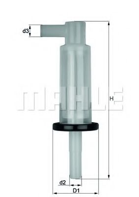 Топливный фильтр KNECHT/MAHLE KL 33 OF